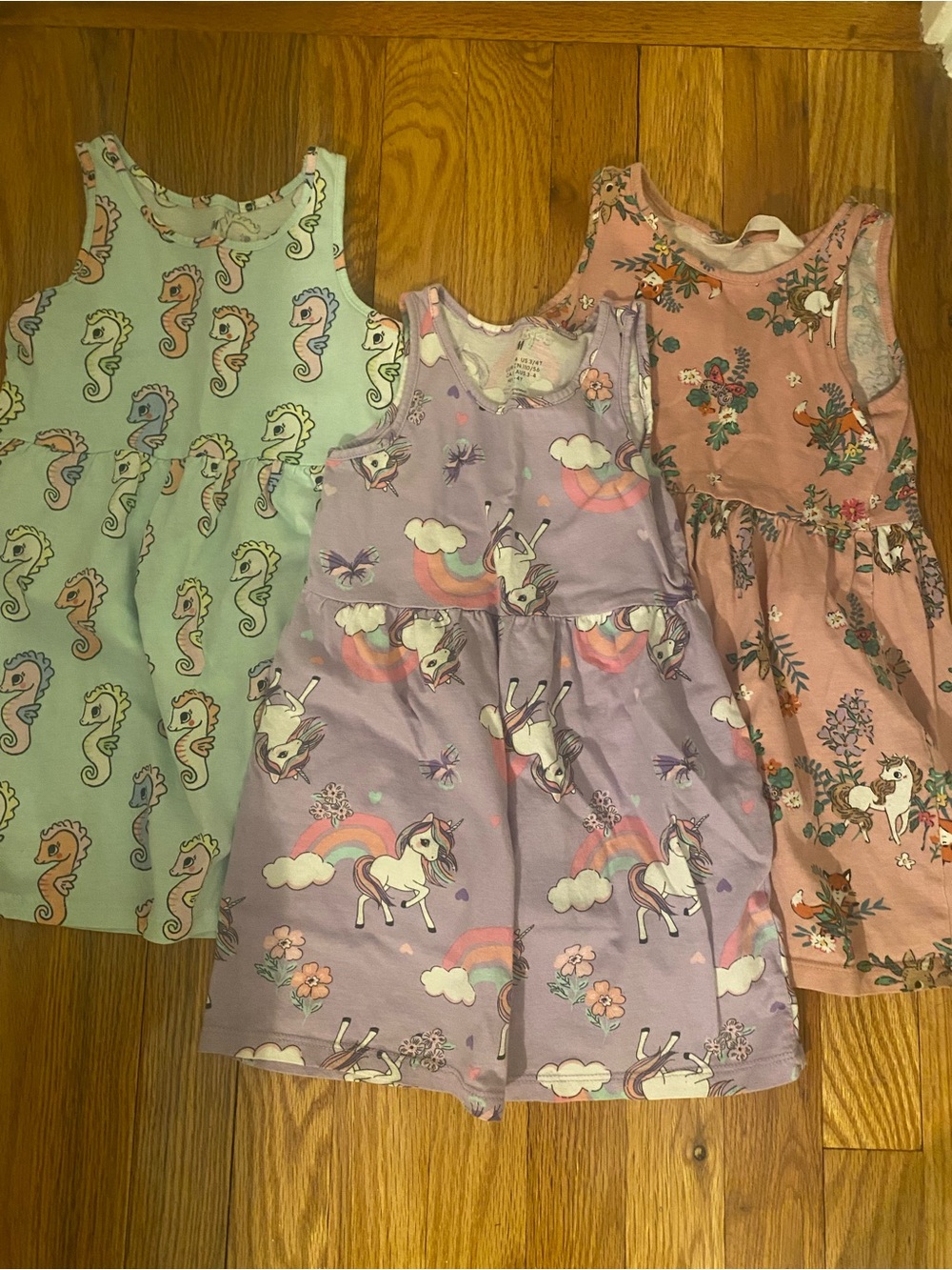 3 dresses size 3/4t H&M
